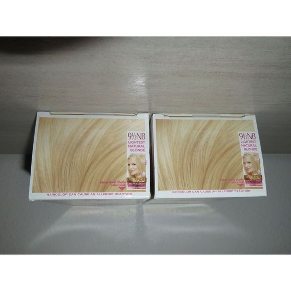 L'Oreal Paris Excellence Creme 3XProtection Color 9.5 Lt Natural Blonde Lot of 2 - Picture 4 of 4
